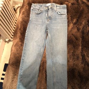 Zara High Rise Skinny Ankle Jeans